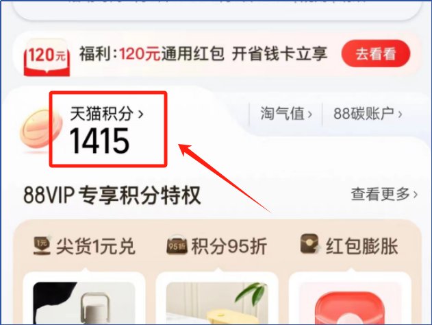 淘宝天猫积分在哪里查