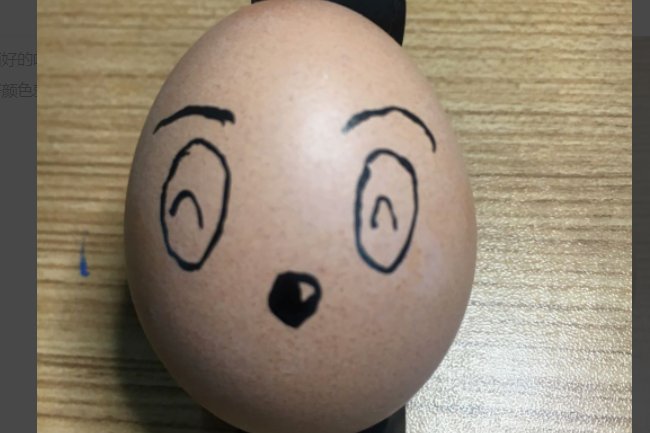 在鸡蛋上画画怎么画