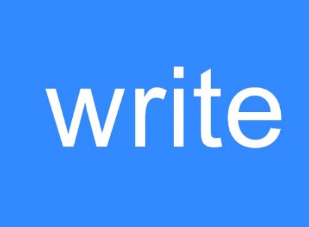 write as是什么意思？