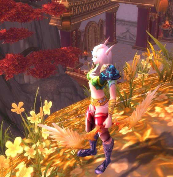 54魔兽求一套猎人的性感幻化套装还往大神能详细告知各装备出处,100分加成