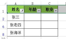 怎样用Excel快速查找指定姓名？