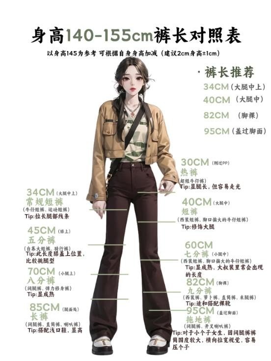 小个子姐妹们的穿搭公式来咯