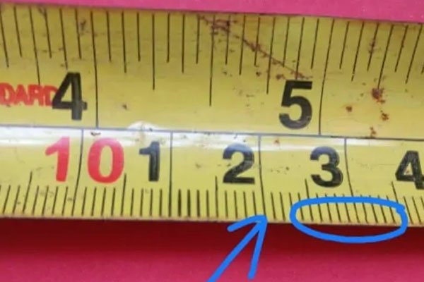 卷尺怎么看是多少厘米图解是什么？