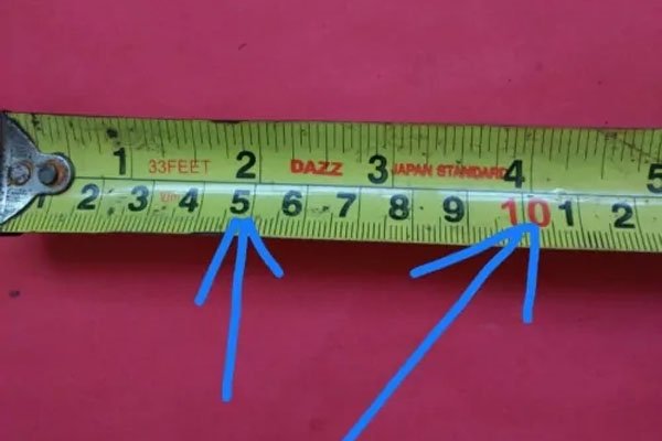 卷尺怎么看是多少厘米图解是什么？