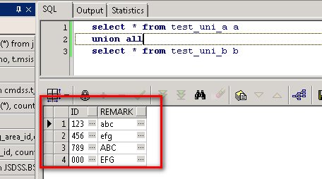union all是什么意思？