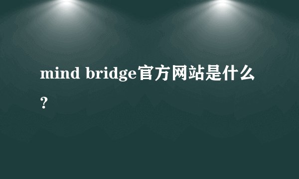 mind bridge官方网站是什么?
