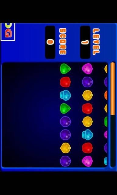 彩色水果对对碰的游戏设定