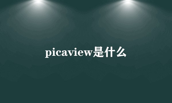picaview是什么
