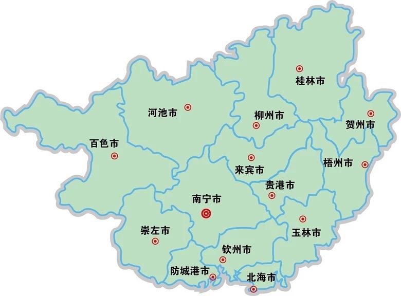 广西桂东、桂南、桂西、桂北、什么意思？