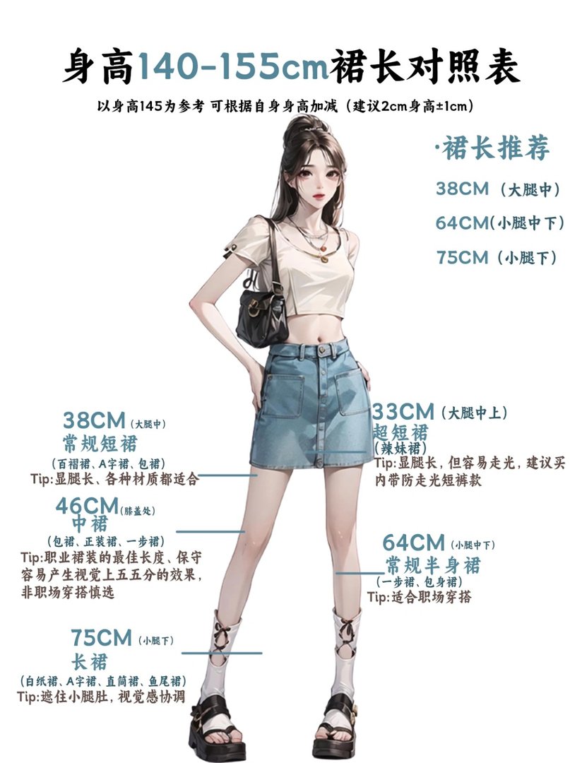 小个子姐妹们的穿搭公式来咯