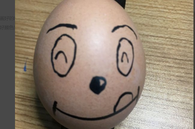 在鸡蛋上画画怎么画