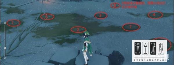 原神雪葬之都近郊圆盘顺序是什么？