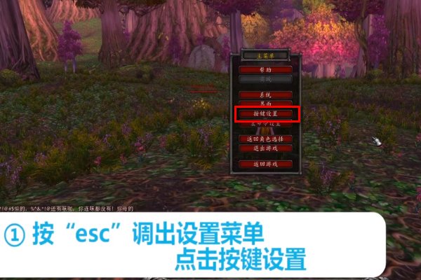 魔兽世界怎么把技能设置在F1、F2等等？