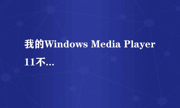 我的Windows Media Player11不能播放？说没有解码器？帮帮忙...