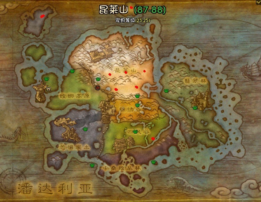 求wow那几个世界boss分布点刷新时间