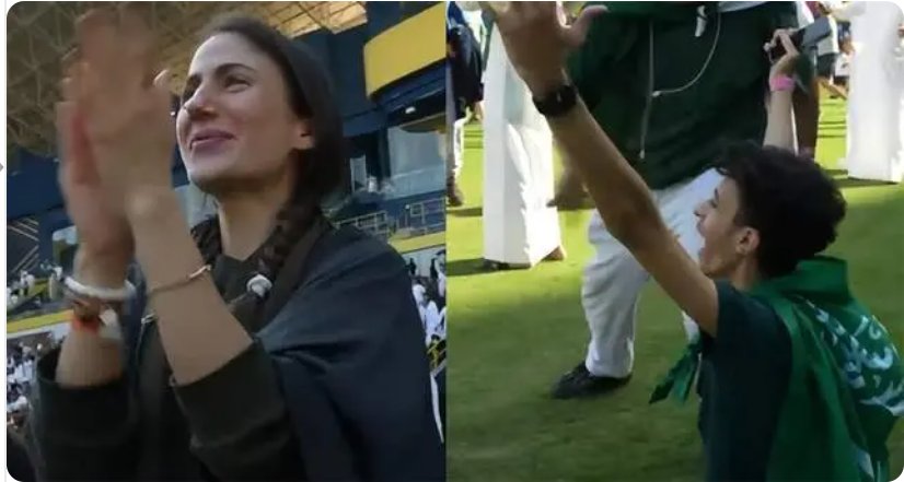 爆冷击败阿根廷之后，沙特举国狂欢，赢球后的沙特球迷到底有多疯狂？