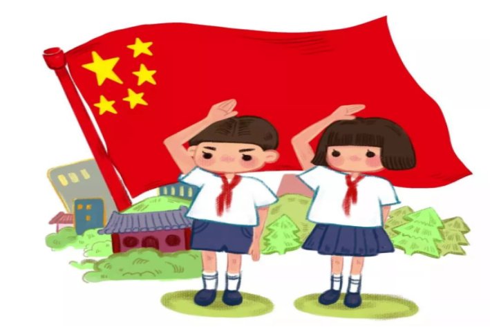 红领巾心向党手抄报内容简短