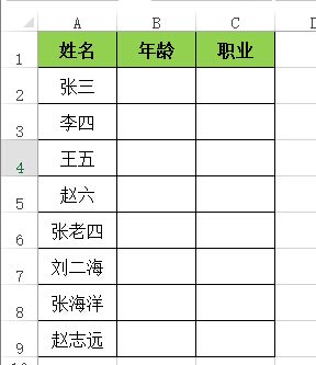怎样用Excel快速查找指定姓名？