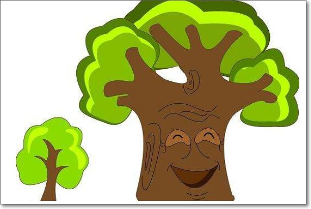 小树长高了 改成拟人句