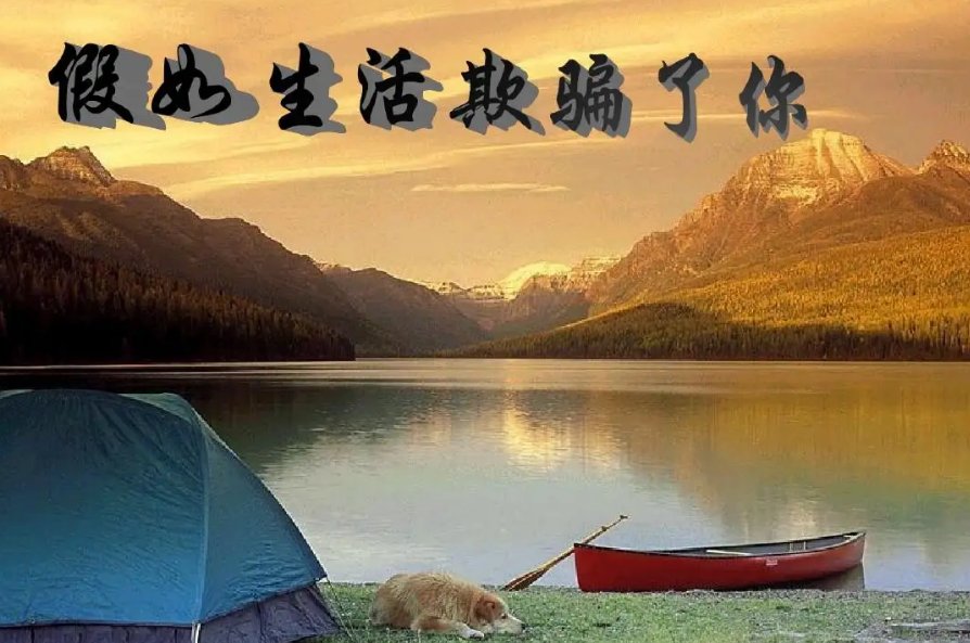 假如生活欺骗了你演员表介绍全部