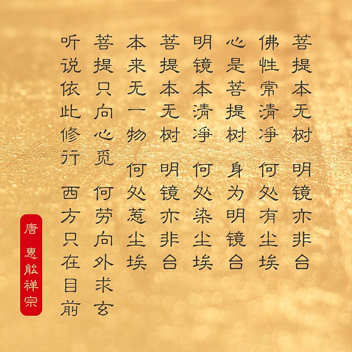 心中无一物…何处惹尘埃什么意思