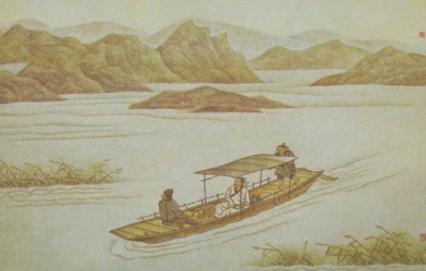 《渡浙江问舟中人》—孟浩然(拼音)