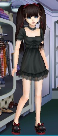 求QQ炫舞YY搭配，女的，最好不要收卷的，非紫钻，不要创意无限这种发型，最好是黑色为主，永久200左右最好