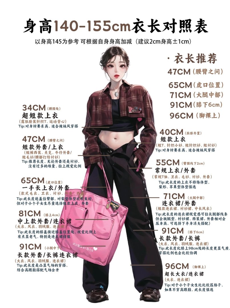 小个子姐妹们的穿搭公式来咯