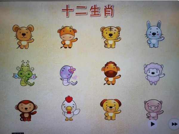 生肖表十二顺序图片2023