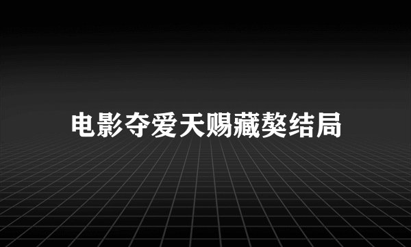 电影夺爱天赐藏獒结局