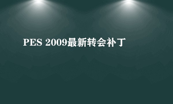 PES 2009最新转会补丁