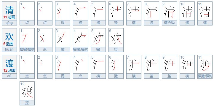 清欢渡什么意思？