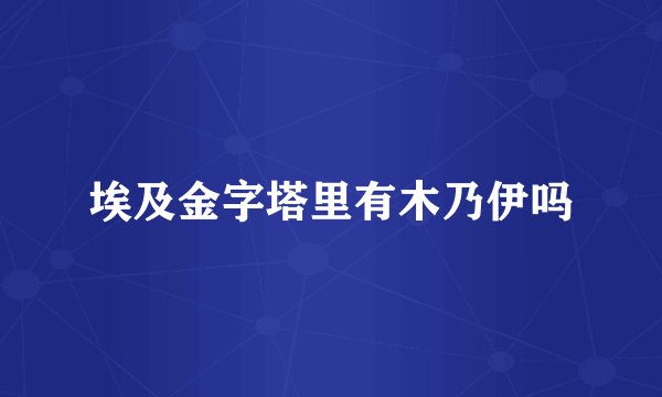 埃及金字塔里有木乃伊吗