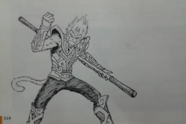 地狱火孙悟空怎么画