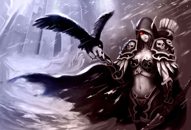 这张Dota黑暗游侠的图，你们有没有高分辨率的，想用来做壁纸