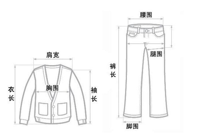 到网上买衣服尺码：4XL,L,XL,XXL,XXXL分别表示身高多少CM穿的