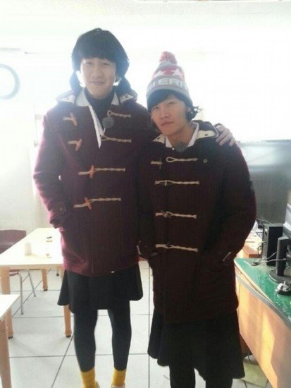 宋智孝穿校服的几期running man