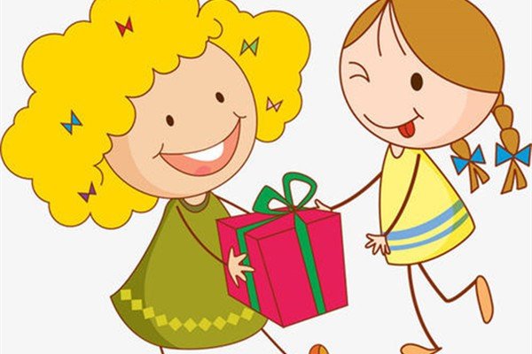 感谢女儿送的礼物的句子