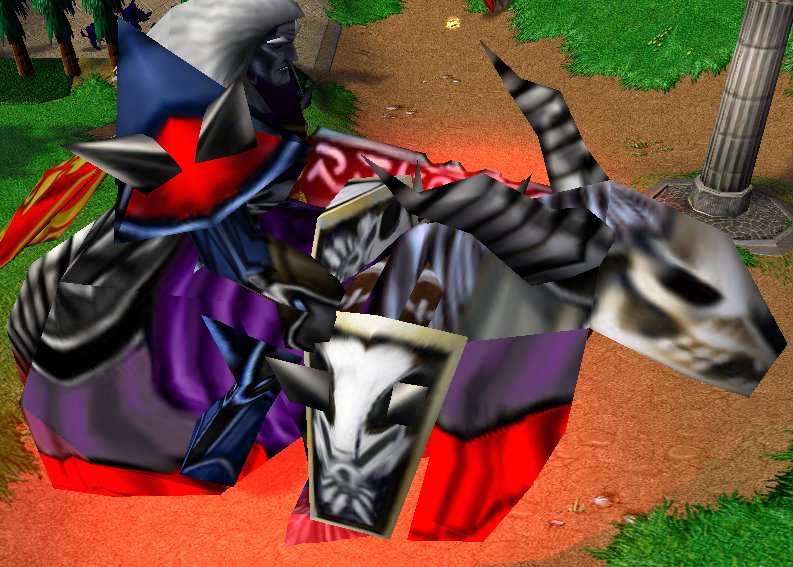 魔兽争霸中死亡骑士骑的是什么？