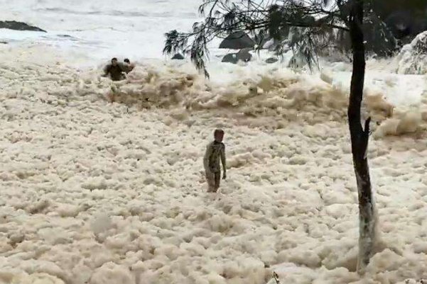 澳大利亚海滩现大量泡沫，这些泡沫到底是如何形成的？