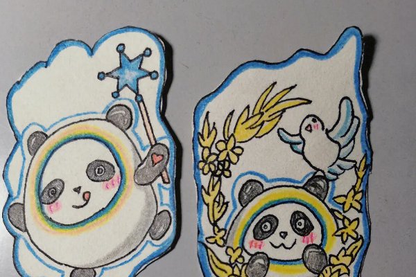 冰墩墩书签怎么做