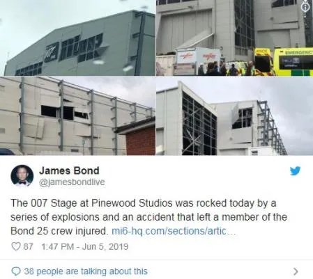 007片场发生爆炸：电影方说问题不大可有人说挺严重