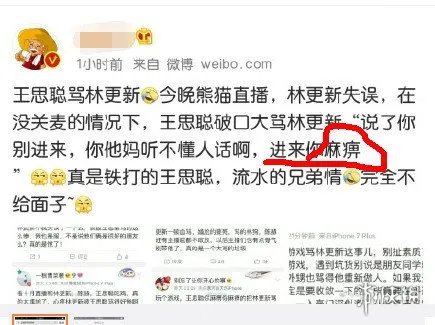林更新回应被骂事件:打游戏被坑骂两句也是很正常