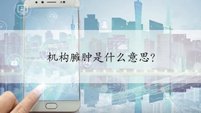 机构臃肿是什么意思？