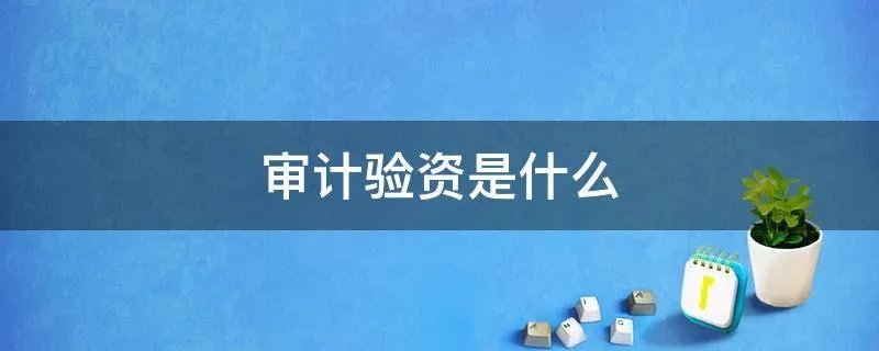 审计验资是什么