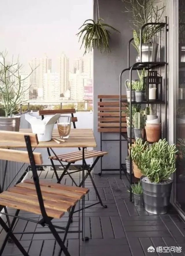 长方形的小阳台怎么打造小花园？