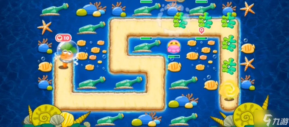 《保卫萝卜》深海9攻略