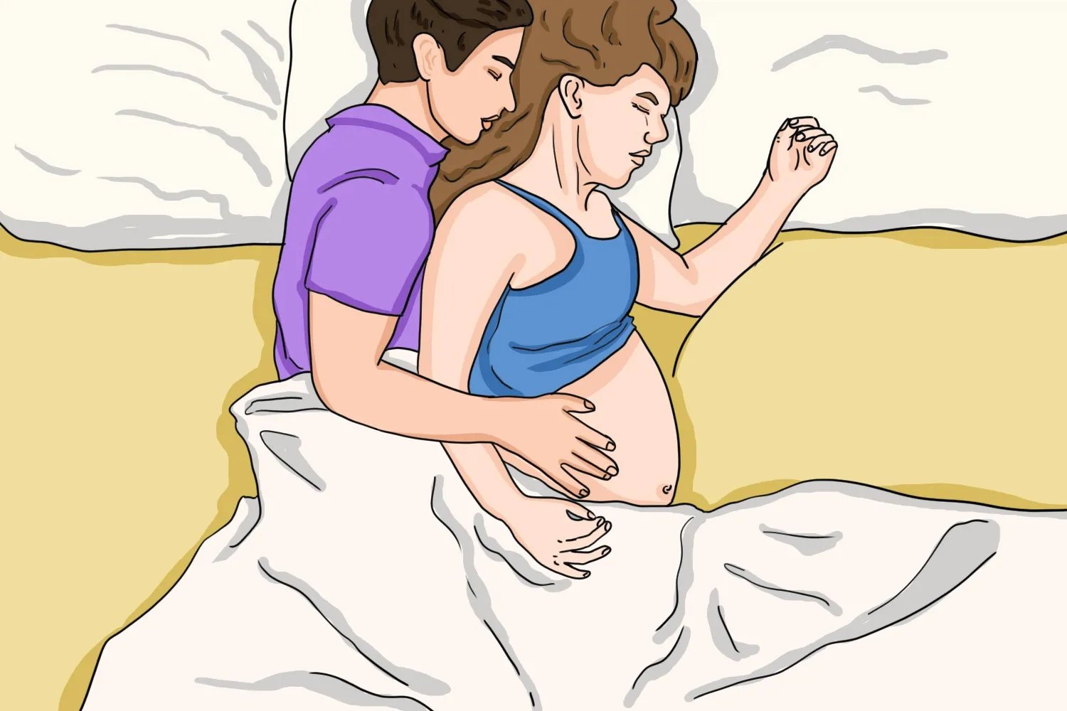 怀孕后同房的正确姿势图解