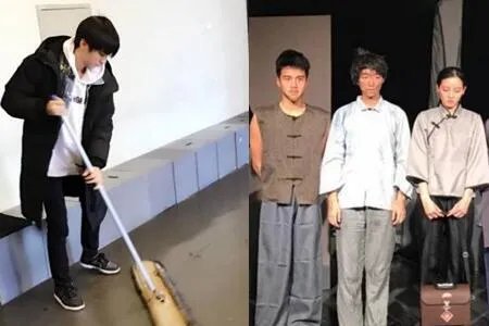 教授晒照王俊凯 交作业积极表演有很大的进步