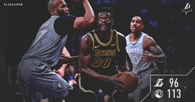 森林狼胜湖人了吗?